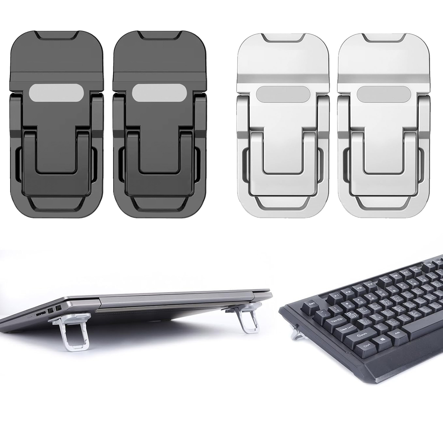 Cooling Stand Tablet - 2 Buah Dudukan Laptop Lipat Portabel,
