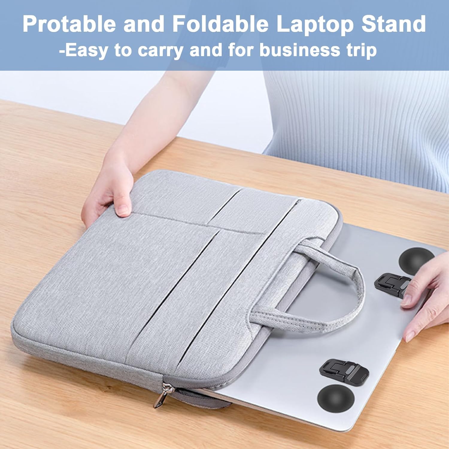 2 Buah Dudukan Laptop Lipat Po - Cooling Stand Tablet ulasan dan harga