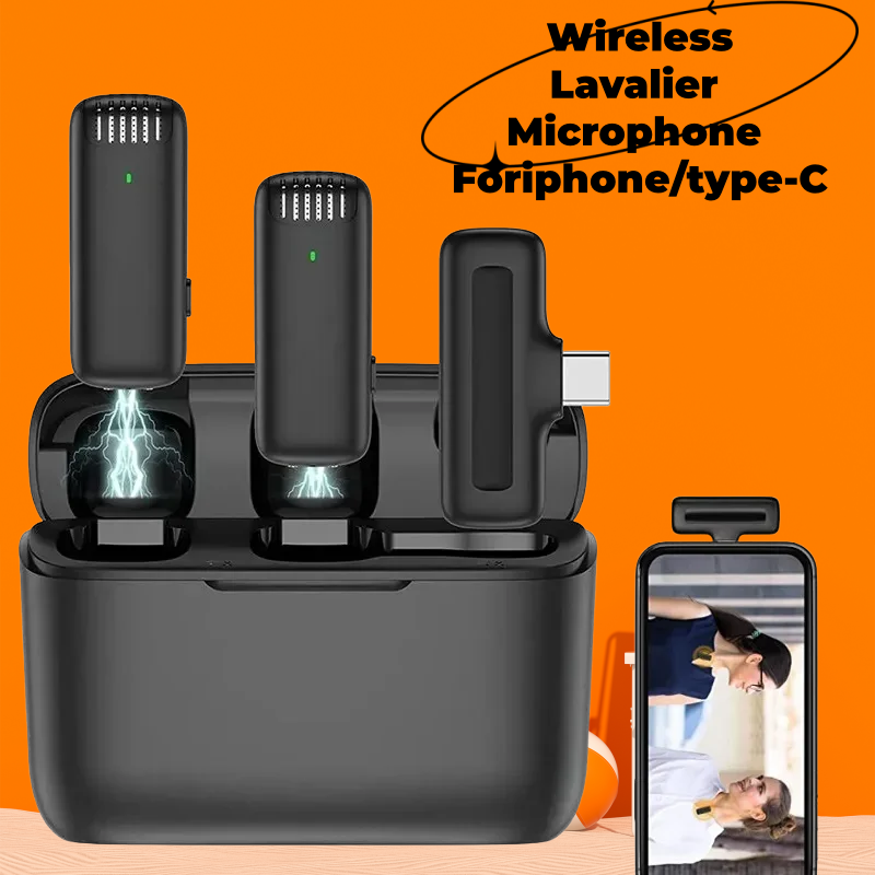 Mikrofon Lavalier Nirkabel 2in - Android Tablet Gaming Accessories ulasan dan harga