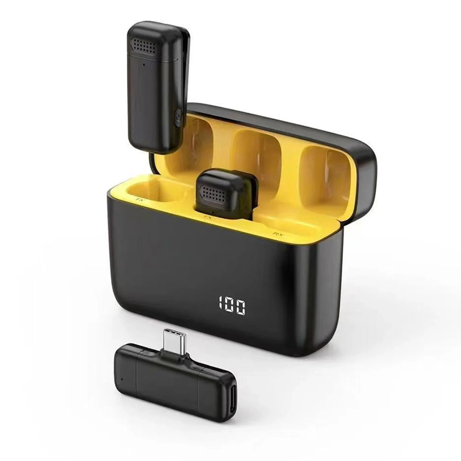 Mikrofon Lavalier Nirkabel 2in - Android Tablet Gaming Accessories ulasan dan harga