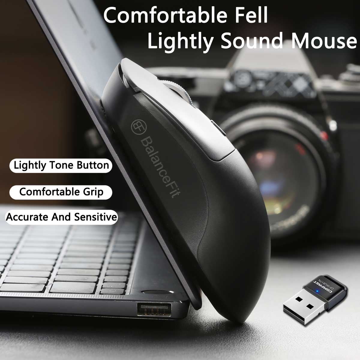 Mouse Nirkabel Ergonomis untuk - Android Tablet Gaming Accessories ulasan dan harga